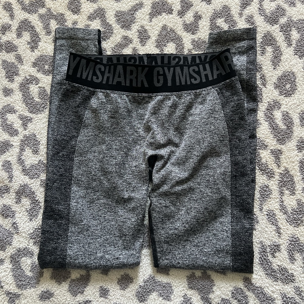 Gymshark Charcoal and Black Workout Leggings